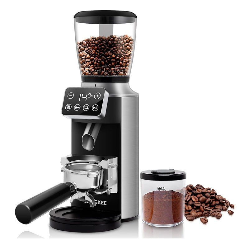 Molino de Cafe Electrico con 30 Ajustes Precisos para 2 - 14 Tazas y Temporizador - Café la Meca