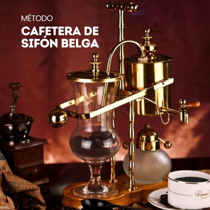 Cafetera de sifón belga (cafetera de balanza)