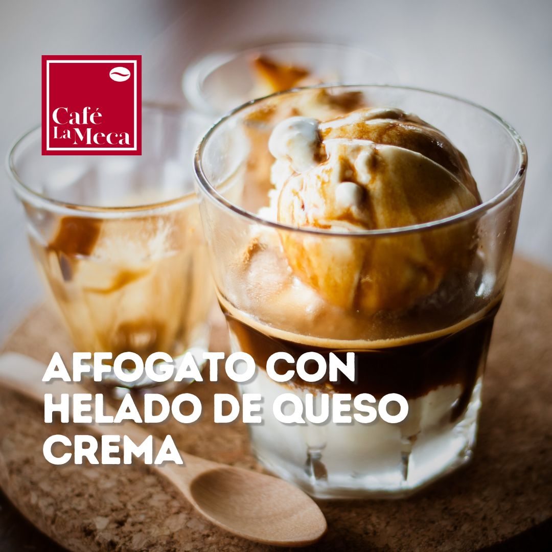 Affogato con Helado de Queso Crema