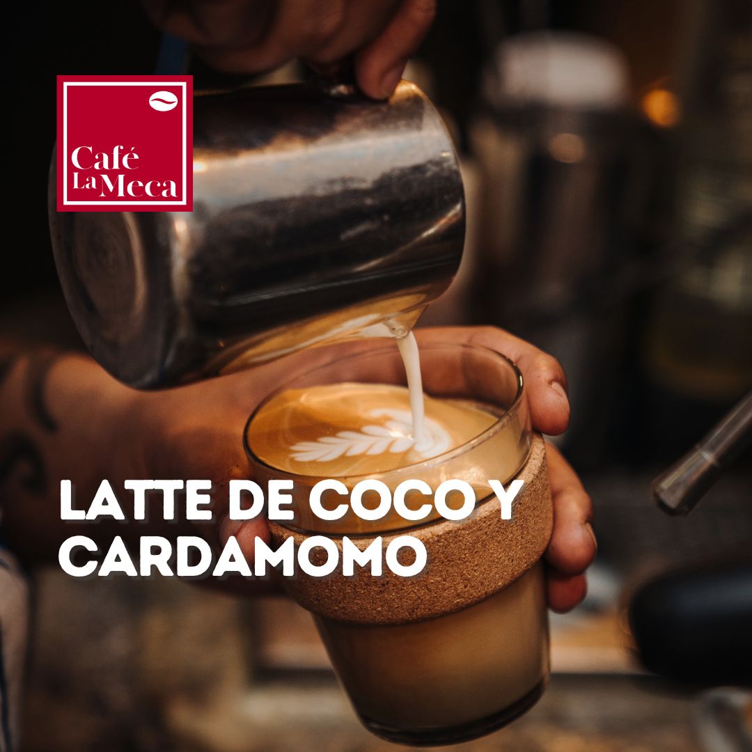 Latte de Coco y Cardamomo - Café la Meca