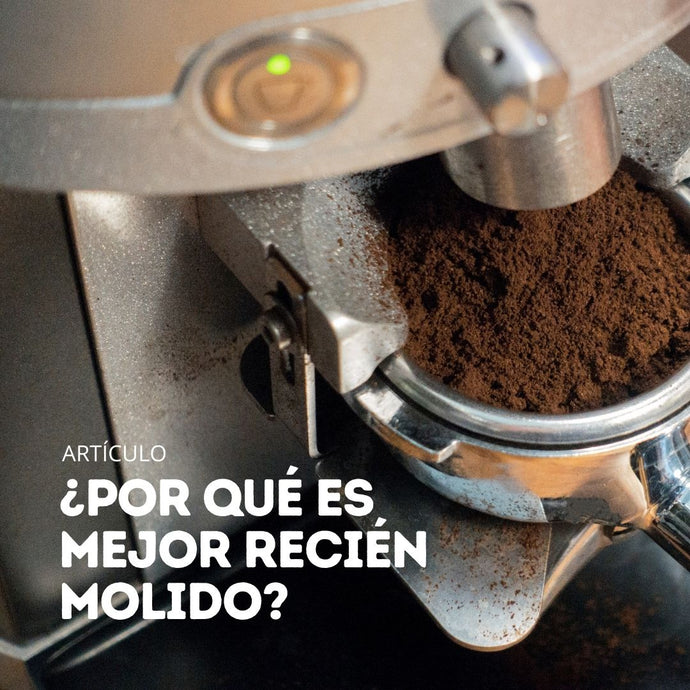 ¿Por qué es mejor el café recién molido?