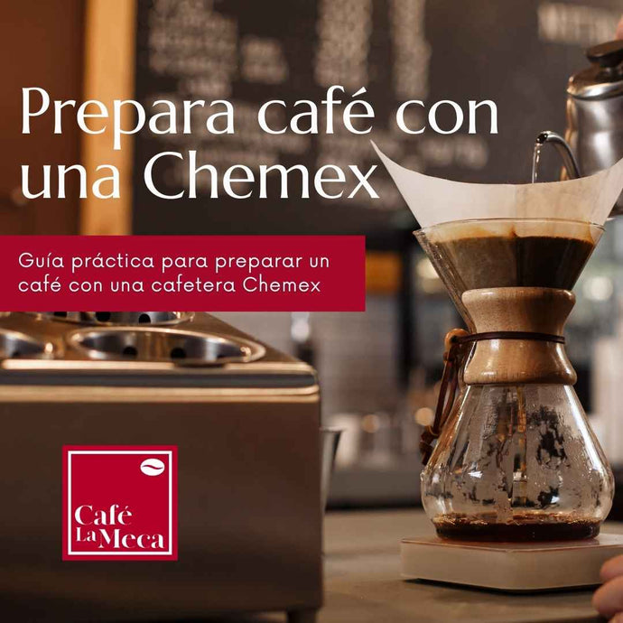 Prepara café con una Chemex