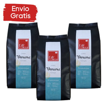 Cargar imagen en el visor de la galería, 3 kg Café La Meca Tradicional - Blend Arabica/Robusta - Tostado especial - Origen: Veracruz - Cuerpo y aroma intenso - Empaque de 1000 y 500 gramos - Café la Meca
