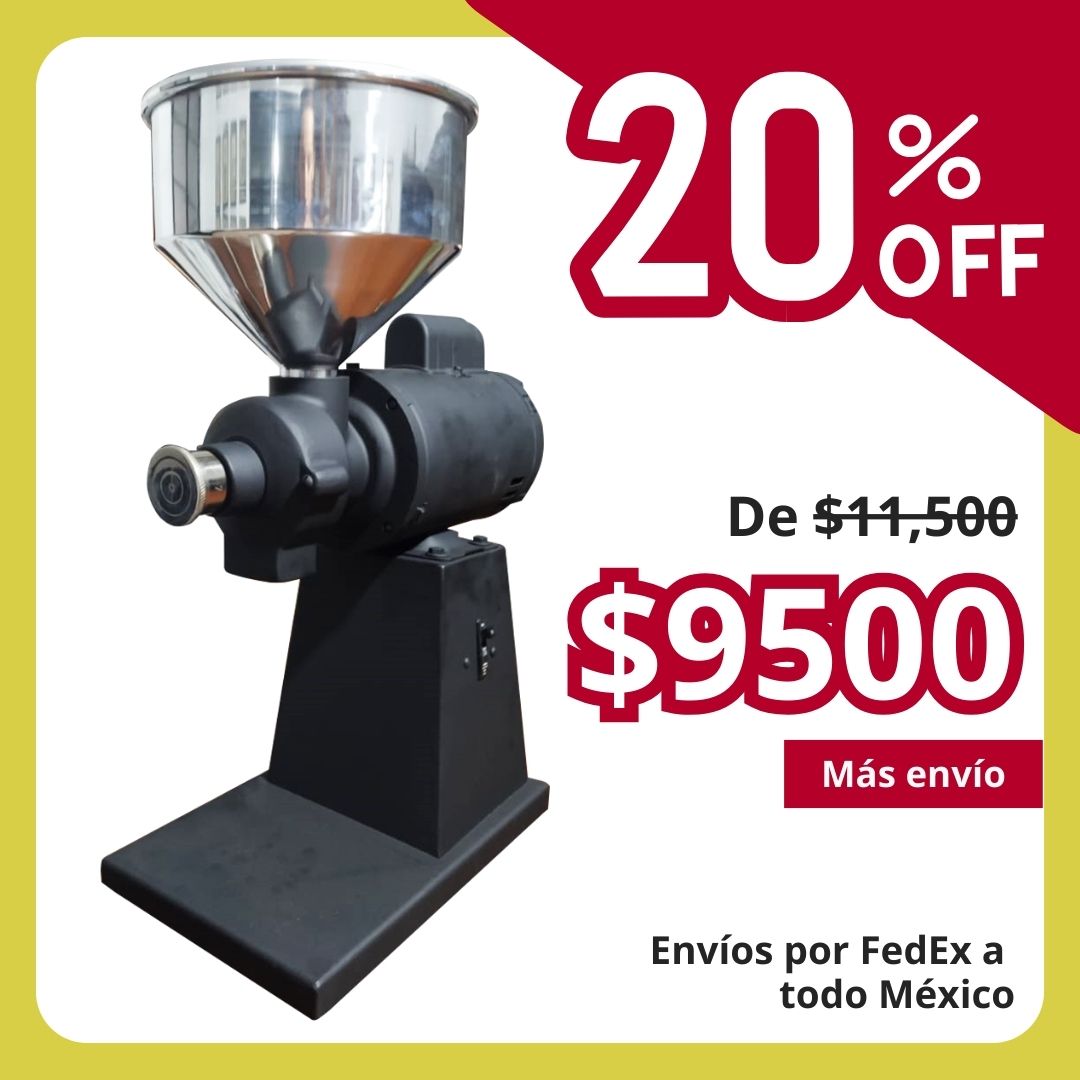 Molino de café grande (60 kg/hr) - para expendio de café