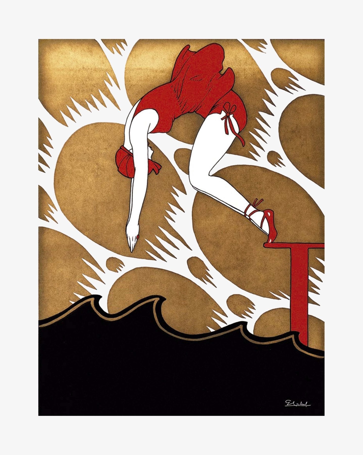 Clavado en verano 1926 - Café la Meca