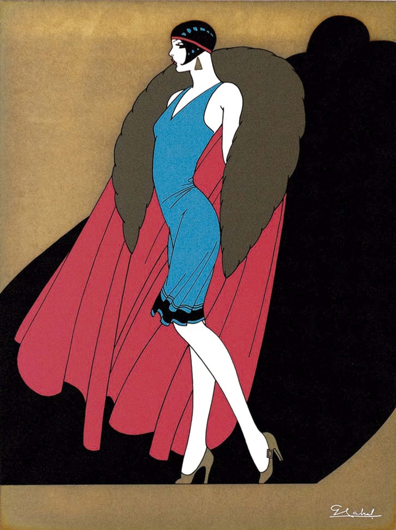 La dama del abrigo 1927 - Café la Meca