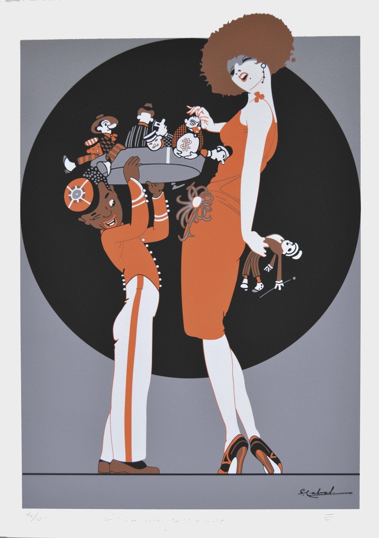 Los muñecos de la muñeca 1925 - Café la Meca