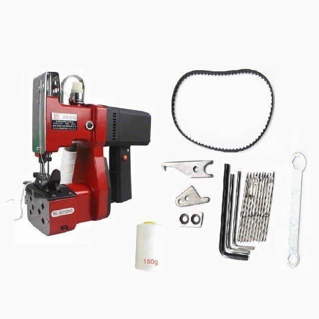 Maquina cosedora de sacos eléctrica de baterías Overlock GK - 890 - Café la Meca
