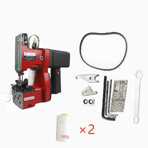 Maquina cosedora de sacos eléctrica de baterías Overlock GK - 890 - Café la Meca