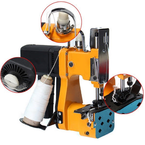 Maquina cosedora de sacos eléctrica de baterías Overlock GK - 890 - Café la Meca