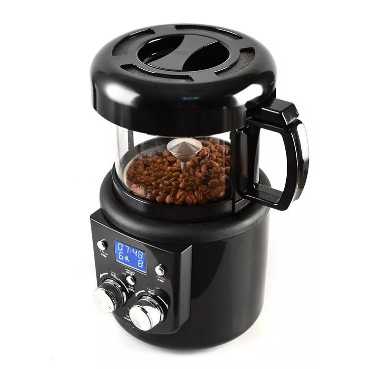 Mini tostador de café eléctrico para el hogar, máquina para hornear granos de café sin humo, CE/CB, 80 - 100g, 110v, 1400W - Café la Meca