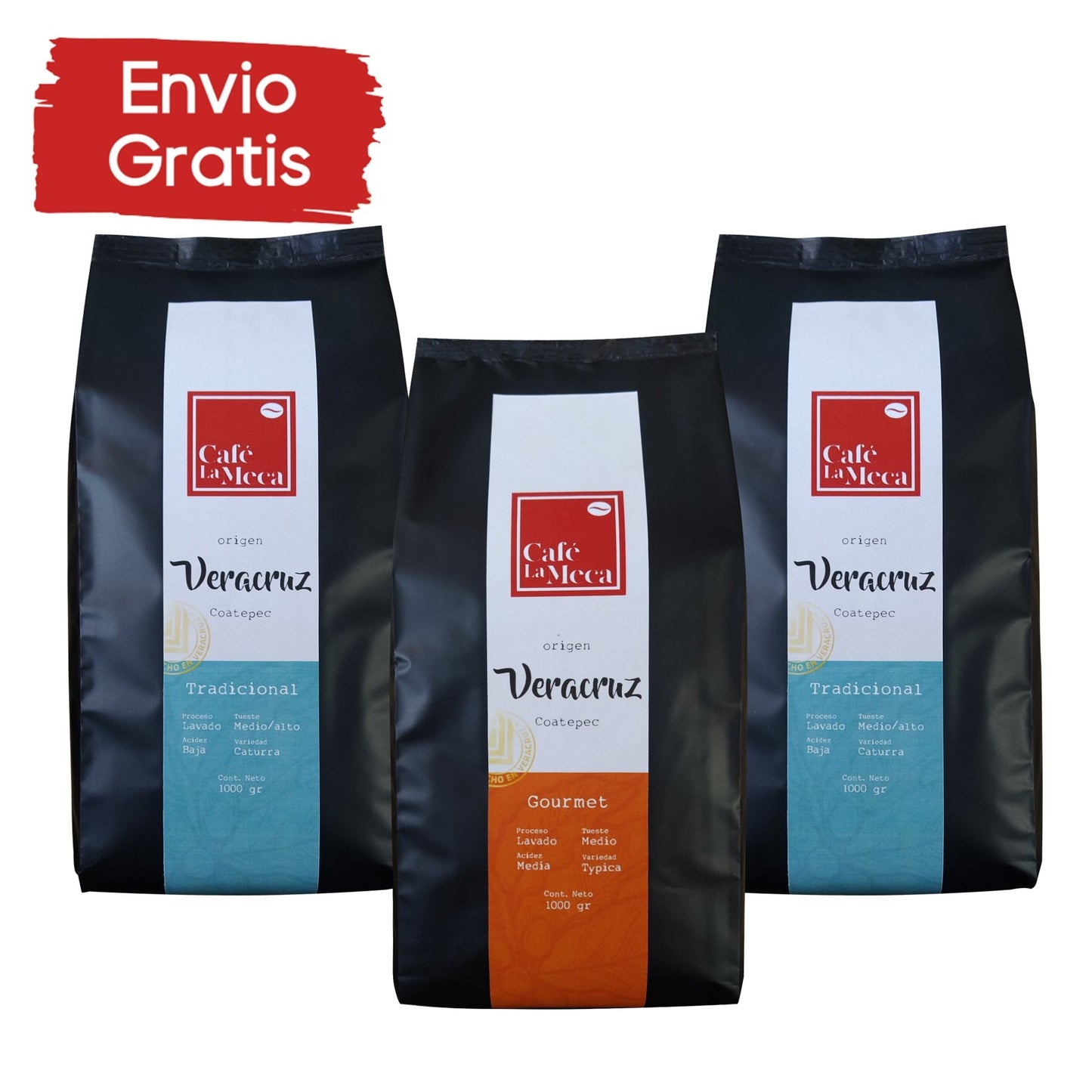 Promoción 2 kg Café La Meca Tradicional + 1 kg Café La Meca Gourmet - Café la Meca
