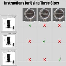 Cargar imagen en el visor de la galería, Tamper de café Barista con resorte calibrado, Tamper de acero inoxidable, 51mm, 53mm, 58mm - Café la Meca
