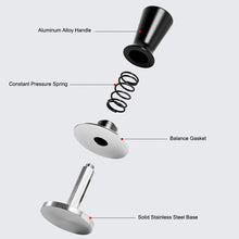 Cargar imagen en el visor de la galería, Tamper de café Barista con resorte calibrado, Tamper de acero inoxidable, 51mm, 53mm, 58mm - Café la Meca
