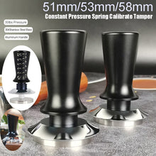 Cargar imagen en el visor de la galería, Tamper de café Barista con resorte calibrado, Tamper de acero inoxidable, 51mm, 53mm, 58mm - Café la Meca
