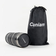 Cargar imagen en el visor de la galería, Termo de acero inoxidable con forma de lente cannon, con capacidad de 440 ml - Café la Meca
